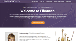 Desktop Screenshot of fibonacciqueen.com