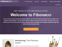 Tablet Screenshot of fibonacciqueen.com